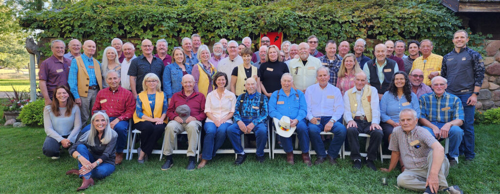 Group of grizzly riders posing for a photo